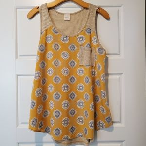 Kaileigh Loose Fitting Yellow/Navy/White/Grey Tank